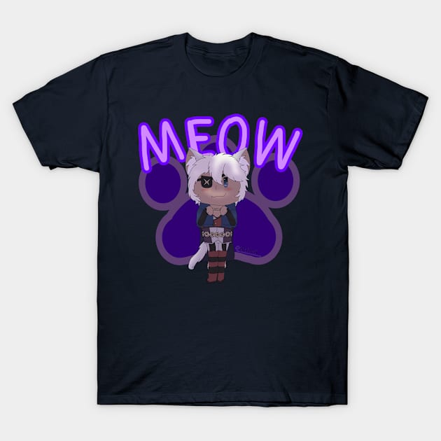 MEOW T-Shirt by xRainingRose